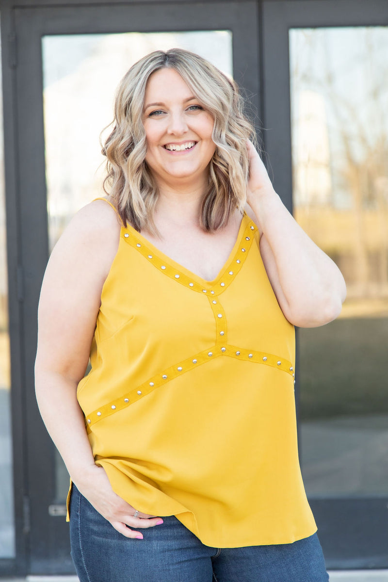 Studded Tank Top