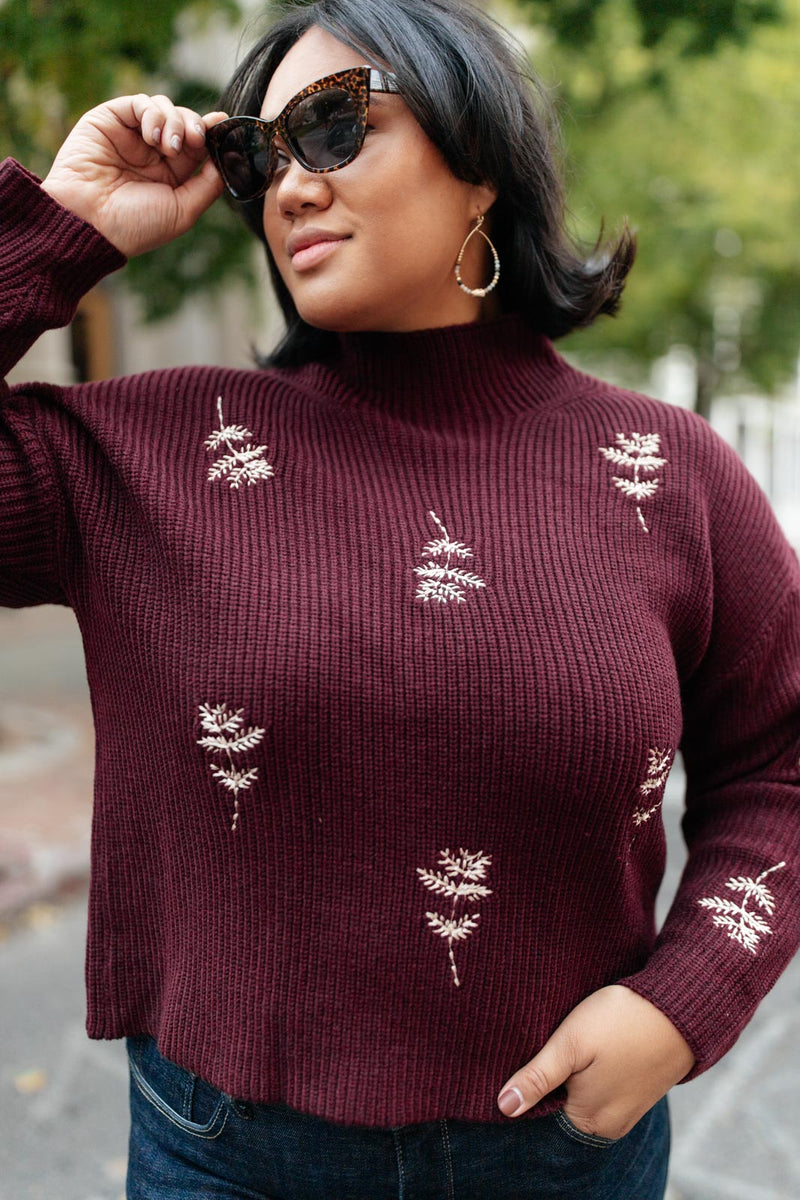 Genevieve Embroidered Sweater