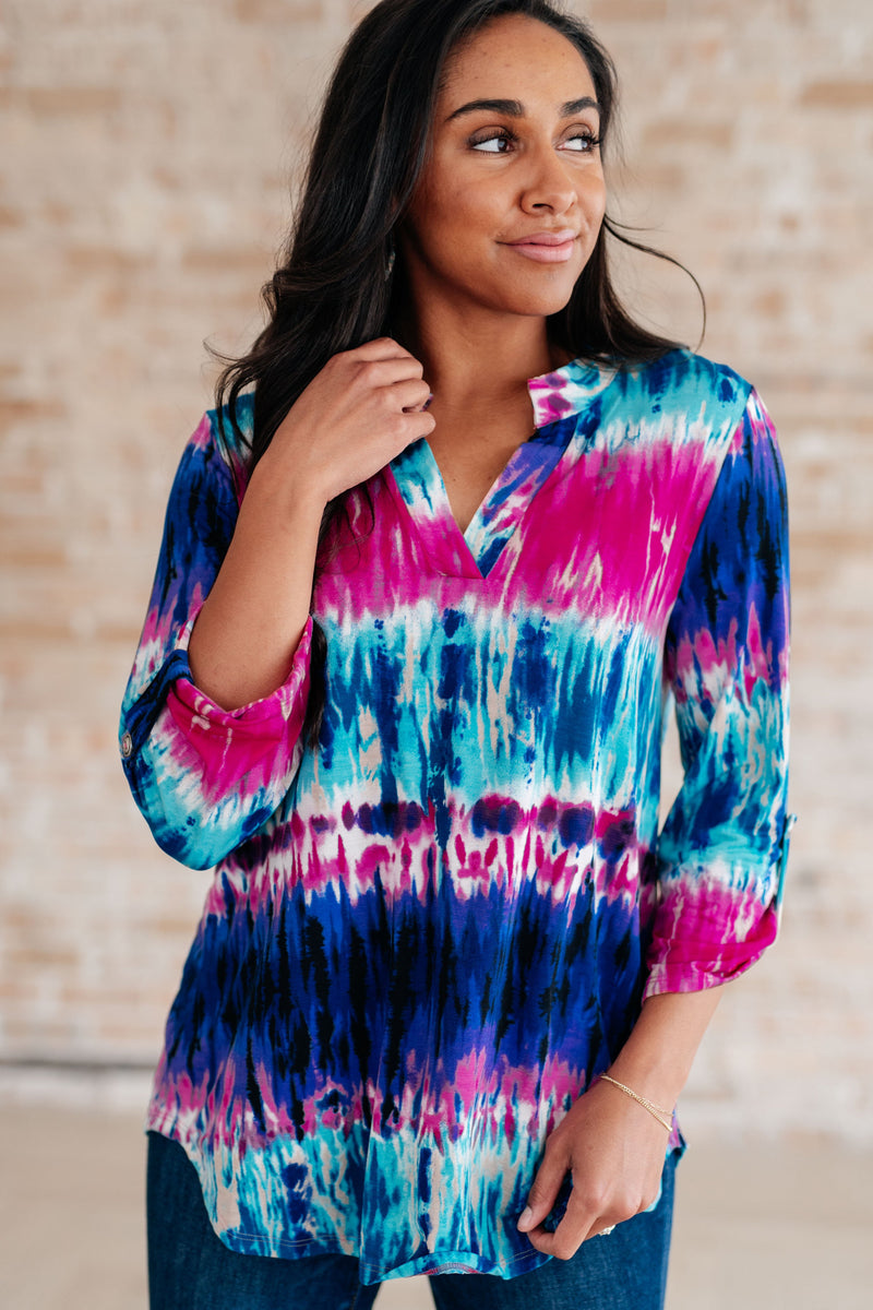 Little Lovely Blouse in Tie Dye